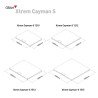 GRAM XTREM CAYMAN-S AISI-304/316 Plataforma inoxidable dimensiones