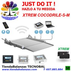 GRAM XTREM CROCODRILE-S-M BÁSCULA INOX ABATIBLE CON RAMPA FIJA