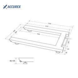 TXM-SNAKE ACCUREX 1500Kg 500g Pesapalets de Gram dimensiones