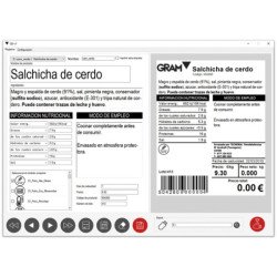 GRAM Q6-F ETIQUETADORA para trazabilidad alimentos tiquet label