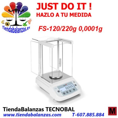 GRAM FS-120/220g 0,0001g Balanza analítica laboratorio portada