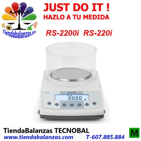 GRAM RS-220/320/2200g 0,001/0,01g Balanza precisión GLP portada