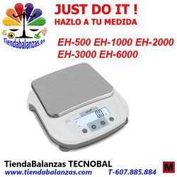 GRAM EH-500/1000/2000/3000/6000g 0,01/0,1g Balanza de precisión