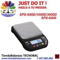 GRAM SPX-600D/1000D/3000D/6000 600/1000/3000/6000g 0,1/1g