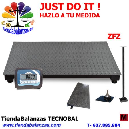 ZFZ 1210/1212/1512/1515 1500/3000Kg Plataforma de Baxtran portada