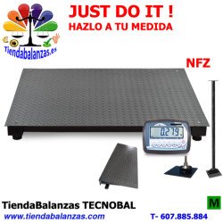 NFZ 1210/1212/1512/1515 1500/3000Kg Plataforma Baxtran portada