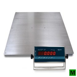 BGI 1212/1512/1515 1500/3000Kg Plataforma inox Baxtran visor inox