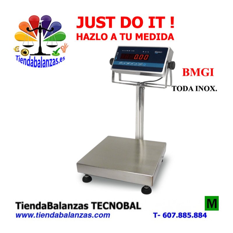 BMGI 150x150 hasta 500x500 3/6/15/30/60/150Kg 1/2/5/10/20/50g portada