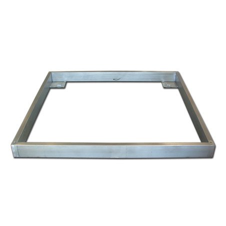 Cubilaje inox. para empotrar 1500x1500 para plataformas Baxtran.