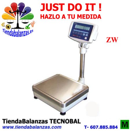 ZW-6/15/30/60Kg 2/5/10/20g 360x320mm Báscula Baxtran portada