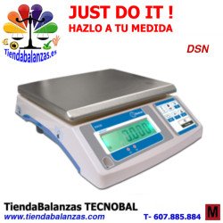 DSN 3/6/15/30/50Kg 290x230mm Balanza control peso Baxtran portada