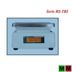 BS-TRI/BS-TRI DUAL 3/6/15Kg 230x190mm Balanza controlpeso Baxtran pantalla trasera dual