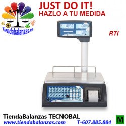 RTI-6/15Kg 2/5g 15/30Kg 5/10g Balanza comercial Baxtran