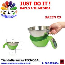 GREEN KS 5000g 1g (210)mm Balanza de cocina Baxtran