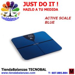 Active scale BLUE 180Kg 100g 302x302x26mm de Baxtran