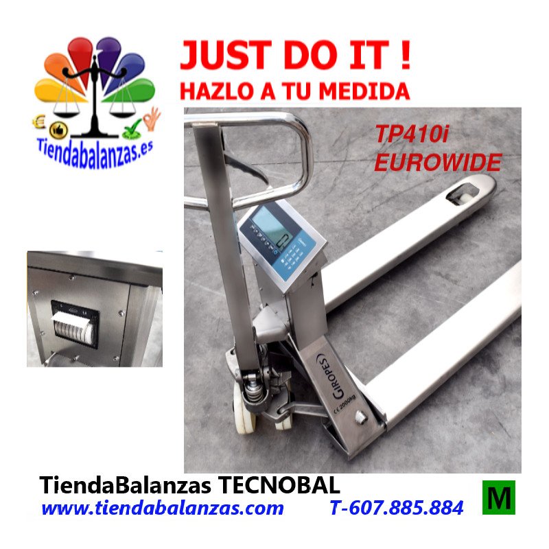 TP410i EURO/WIDE transpaleta 1000/2000Kg 200/500g de Baxtran portada