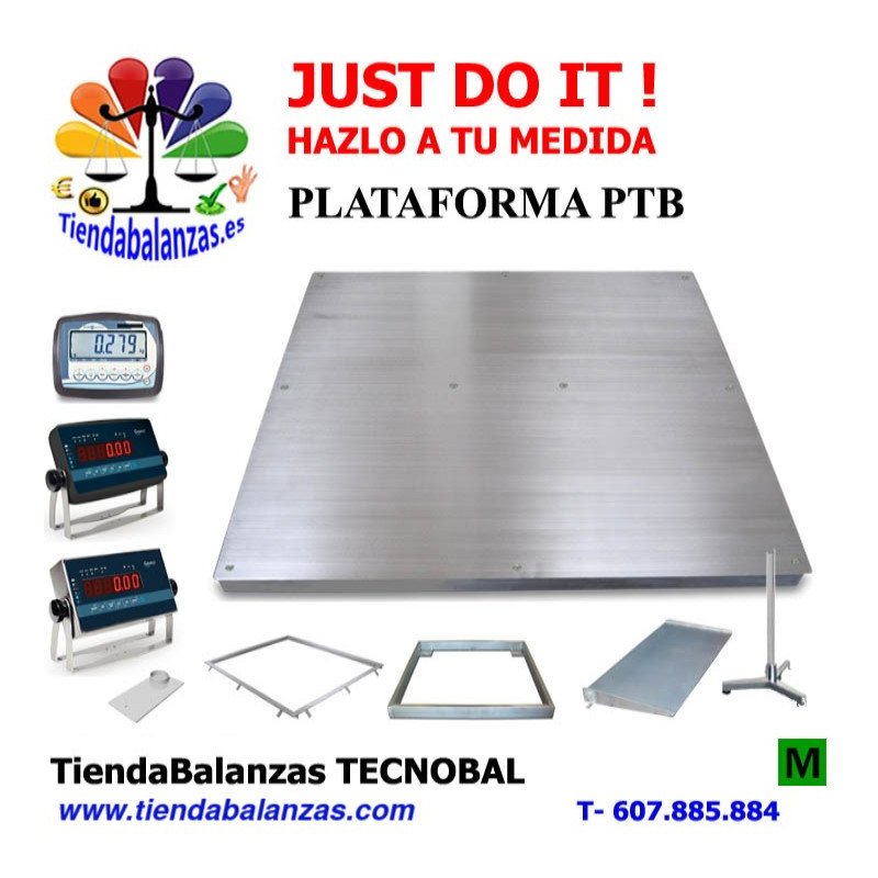 PLATAFORMA PTB-1500/3000Kg 1200x1200/1500x1200/1500x1500 Baxtran portada