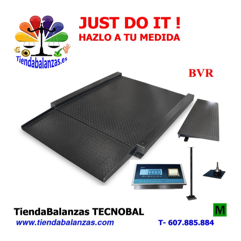 PLATAFORMA BVR-600/1500/3000Kg 200/500/1000g de Baxtran portada