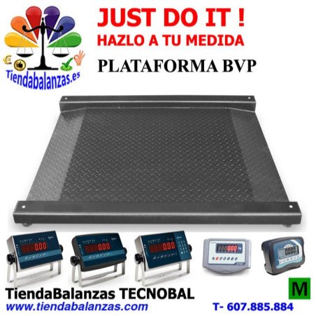 PLATAFORMA BVP-600/1500Kg 200/500g 1000x1000/1200x1200 Baxtran visores