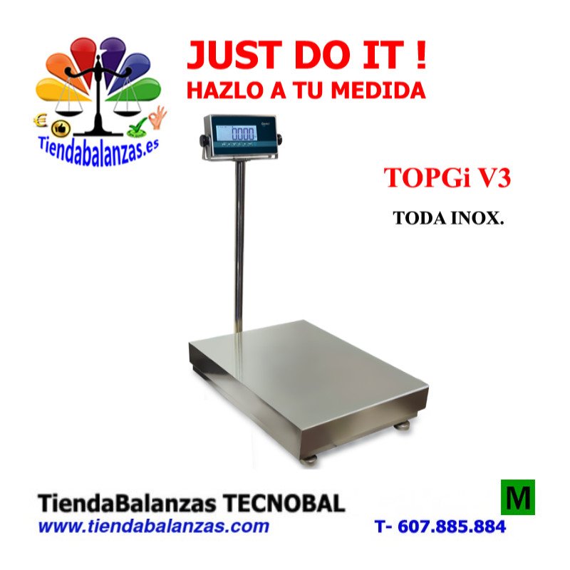 TOPGi v3 335x305/550X420/650X500 30/60/150/300Kg Baxtran portada