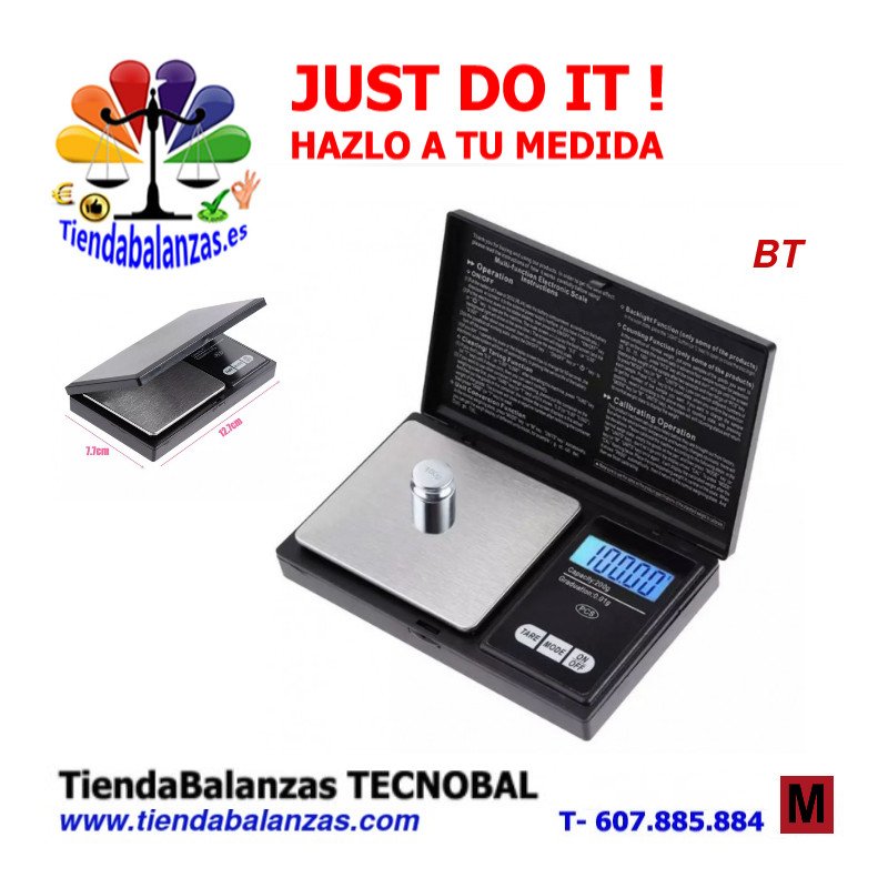 POCKET BT-50  La balanza de uso personal  de bolsillo TECNOBAL portada