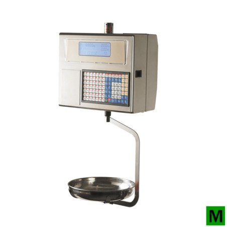 JÚPITER 22RL Balanza colgante PPI en acero inox. con etiquetadora