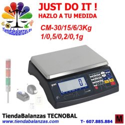 GRAM CM- 3/6/15/30Kg Balanza control límites de peso portada