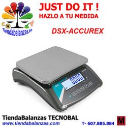DSX 3/6/15/30Kg Balanza semi industrial Accurex de Gram