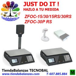 GRAM ZFOC 15/30/15RS/30RS/30PRS Balanza comercial rs232 y ethernet