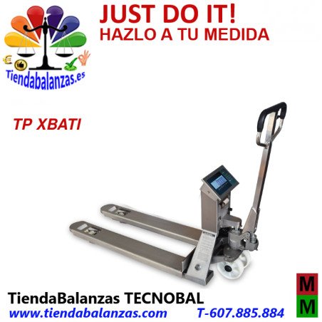 TP XBATI TRANSPALETA INOX. EURO/WIDE CE-M WIFI de BAXTRAN portada