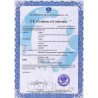 Certificado de verificación CE de 1501 kg a 3000 kg