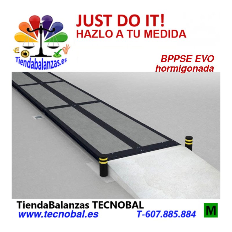 BPPSE EVO 3,3m. x 6/8/10/12/14/16...26m. 30/60 TN. BÁSCULA PUENTE HORMIGONADA DE BAXTRAN PORTADA