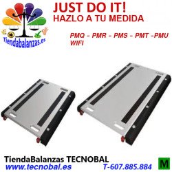 2 PMS-WM 700X450 0,6/1,5/3/6/10 TN. PLATAFORMA PESAJE MÓVIL BAXTRAN WIFI