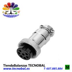 Conector hembra CUF 7 pins de BAXTRAN portada