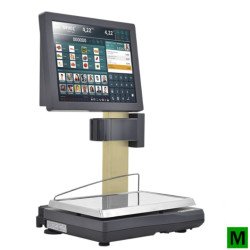 TOUCHSCALE XS 20 I - Pantalla 15” / Trasera 9" de Epelsa.