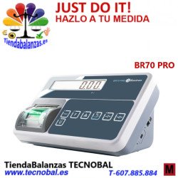 BR70 PRO VISOR Indicador de peso con impresora Baxtran portada