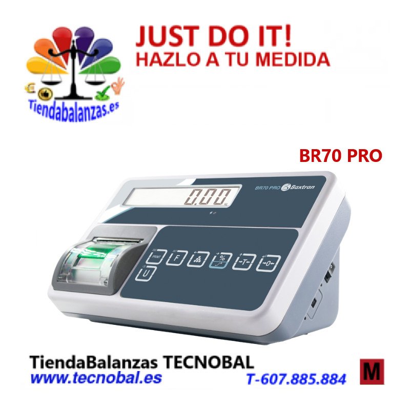 BR70 PRO VISOR Indicador de peso con impresora Baxtran portada