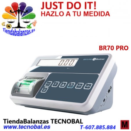 BR70 PRO VISOR Indicador de peso con impresora Baxtran portada
