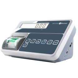 BR70 PRO VISOR Indicador de peso con impresora Baxtran ladeado