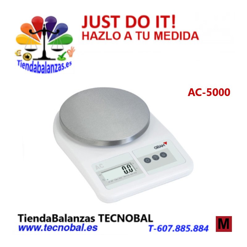 AC-5000  5000g 1g La balanza de precisión GRAM para uso personal