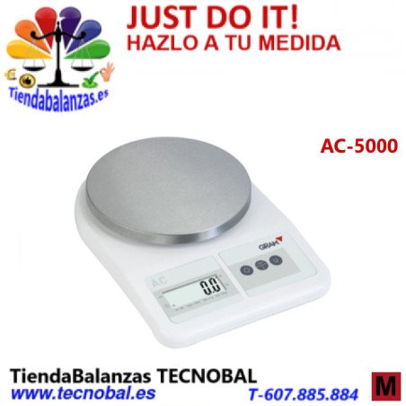 AC-5000  5000g 1g La balanza de precisión GRAM para uso personal
