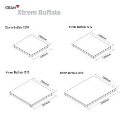 GRAM XTREM BUFALO M Plataforma de gran dureza IP-67/dimensiones