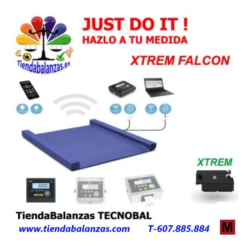 GRAM XTREM FALCON IP-67 Báscula pintada con mini rampas portada